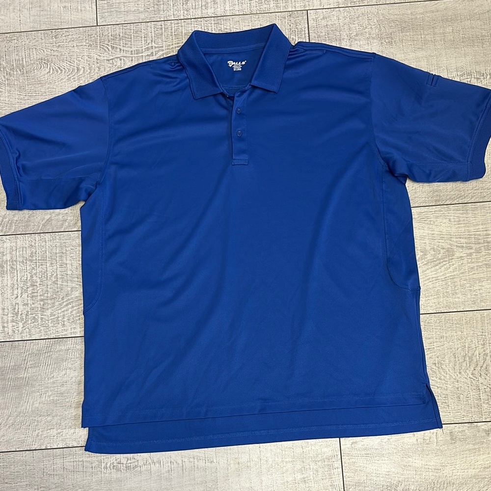 GALLS Blue Polo Shirt Relaxed Fit Cotton Blend